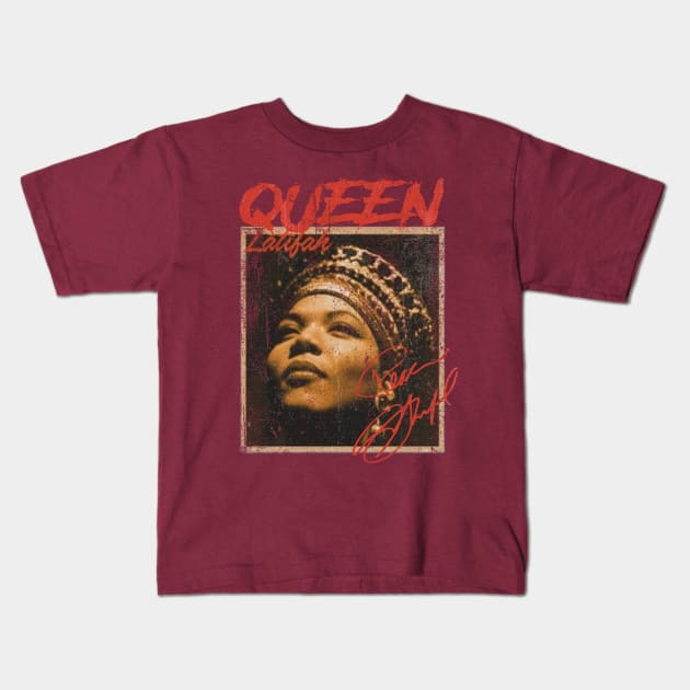 Queen Latifah and signature Kids T-Shirt by kyoiwatcher223